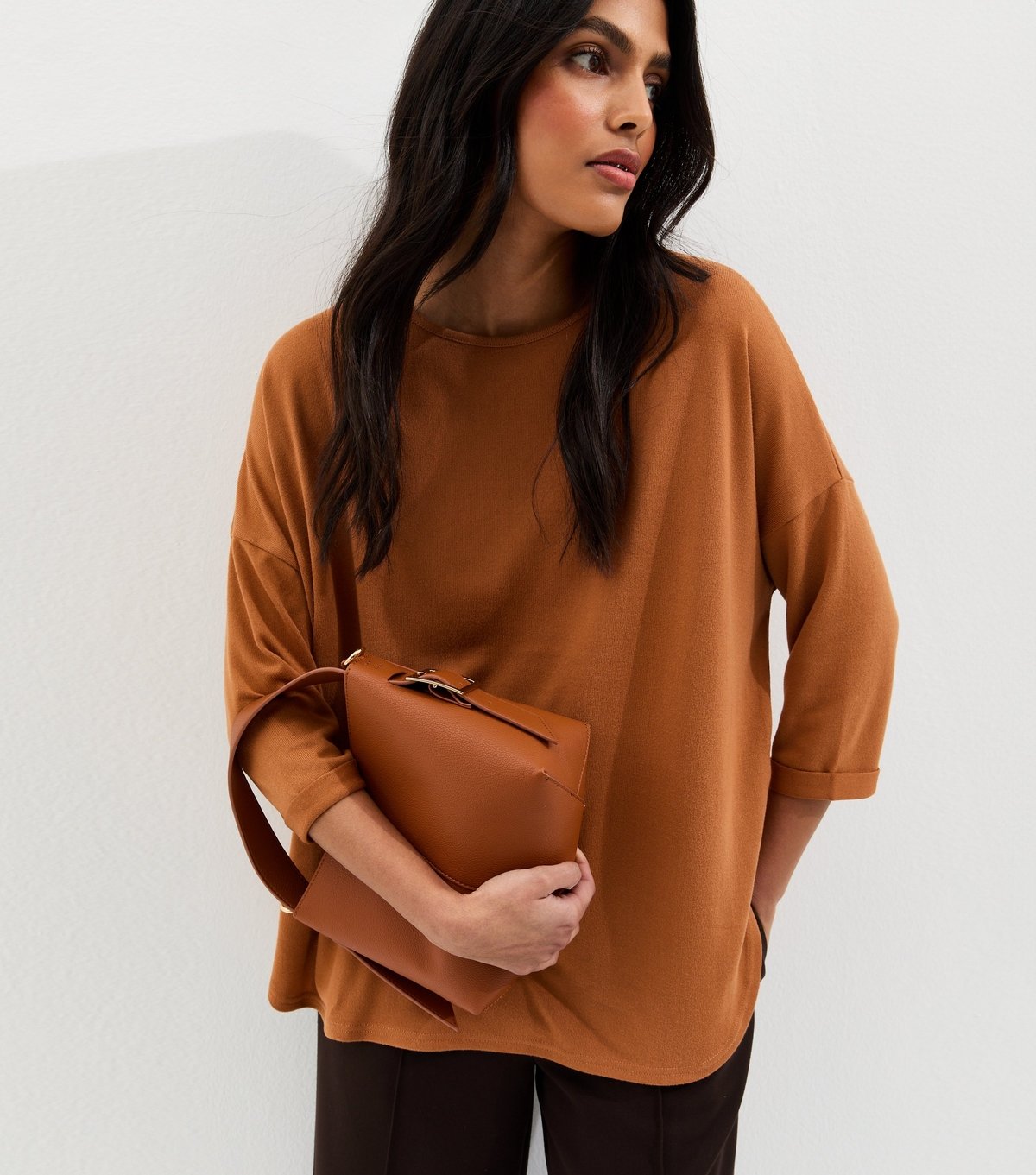 New Look Tan Faux Leather Mini Bucket Bag New Look - 2