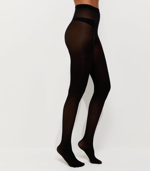 New Look Black Premium Opaque 70 Denier Tights New Look - 3
