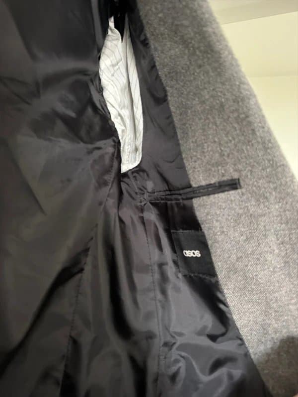 ASOS Grey ASOS slim fit blazer. 36 inch chest.