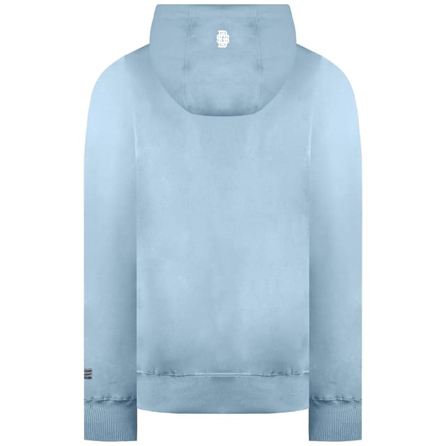 Duffer Duffer Men's Locker Blue Marl Hoodie in Light Blue - 2