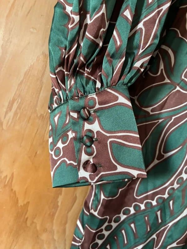 Never Fully Dressed Never Fully Dressed silk maxi dress size 10