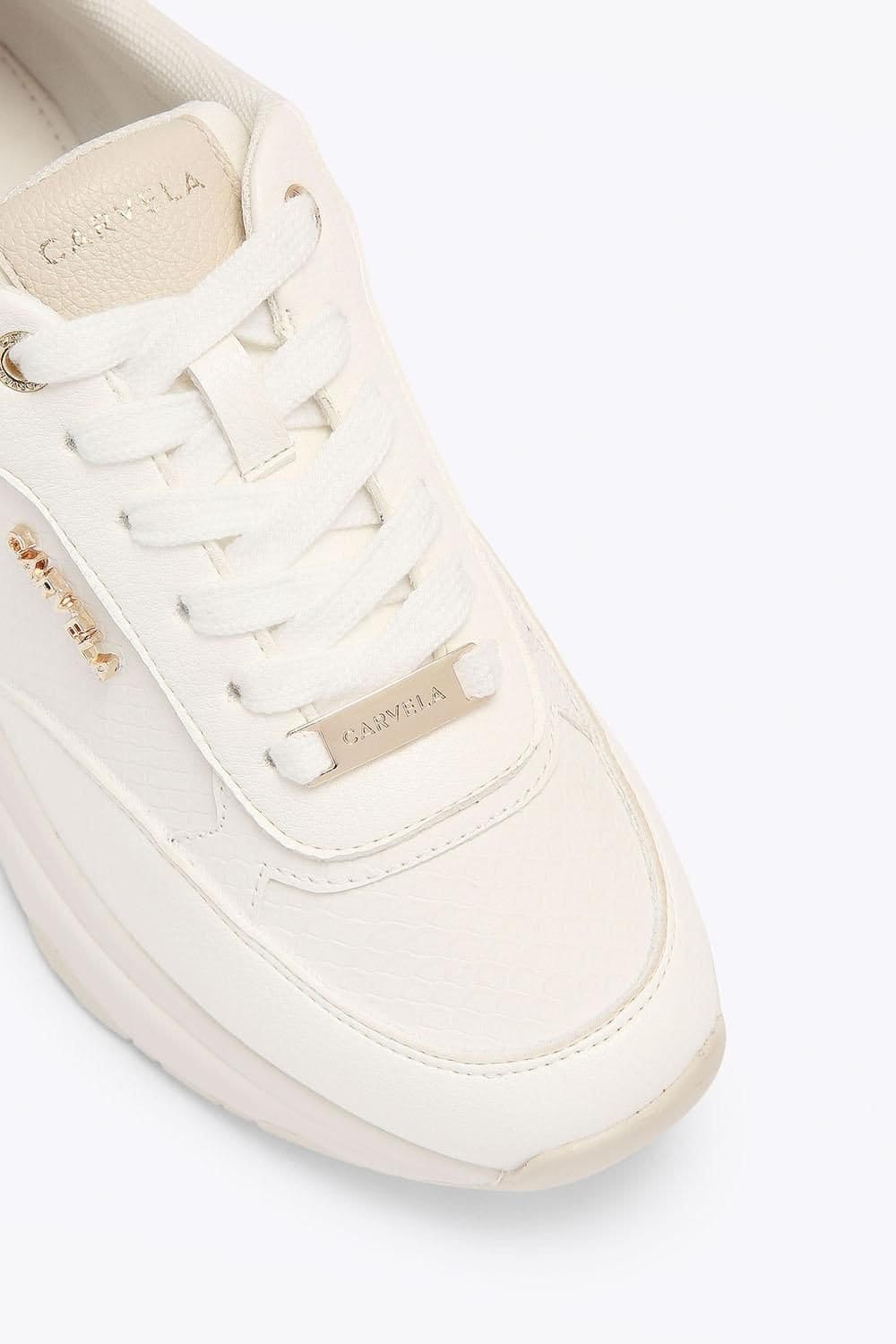 Carvela Carvela Women's 'Adoro Sneaker' Trainers in White - 4