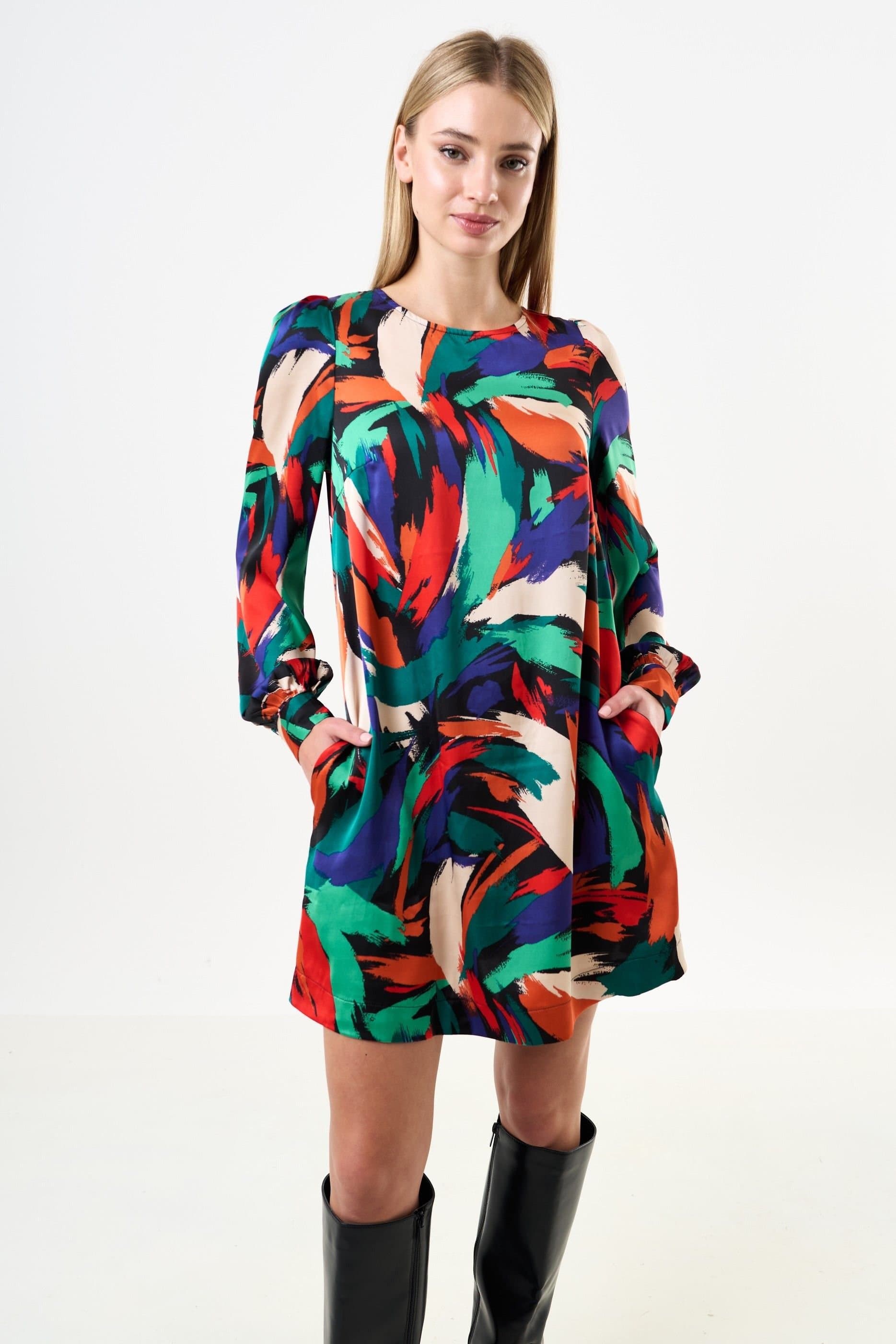 Louche Louche Women's Didee Hofmann Print Long Sleeve Mini Dress