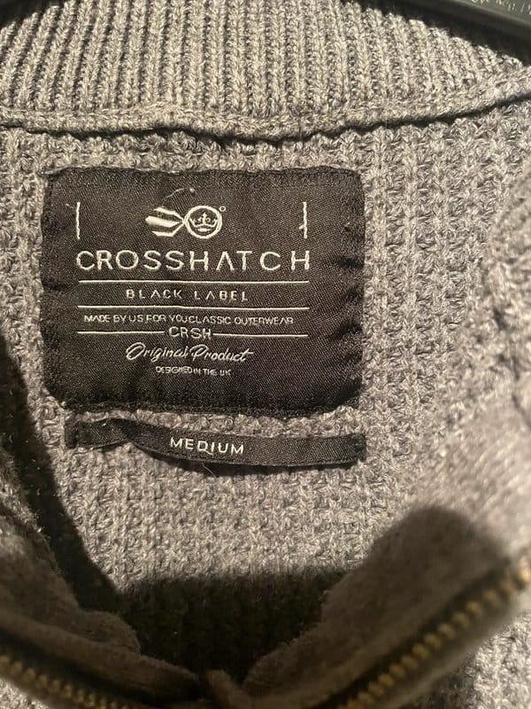 Men’s crosshatch jumper