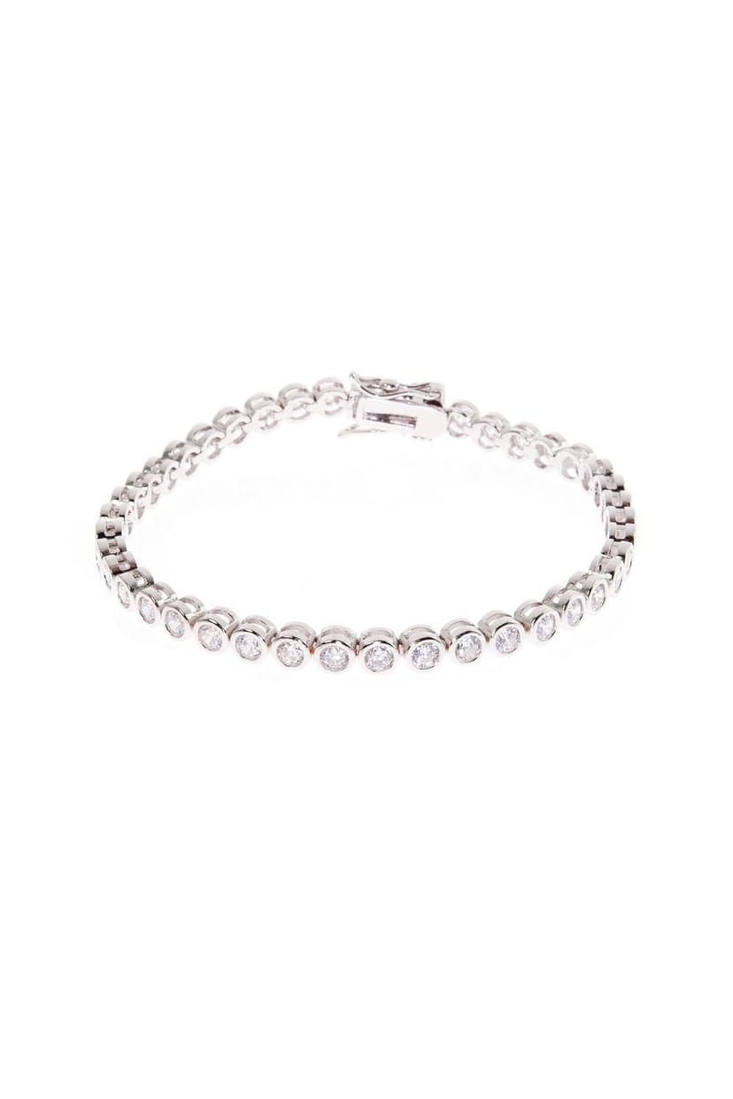 Cachet London Cachet London Women's Cachet Dawn Tennis Bracelet in Silver - 1
