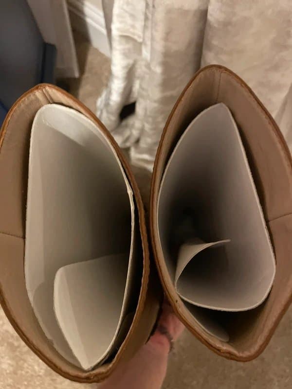 Pollini Luxury designer Pollini Italian tan brown leather heeled knee boots size 3 uk 36 winter block heel