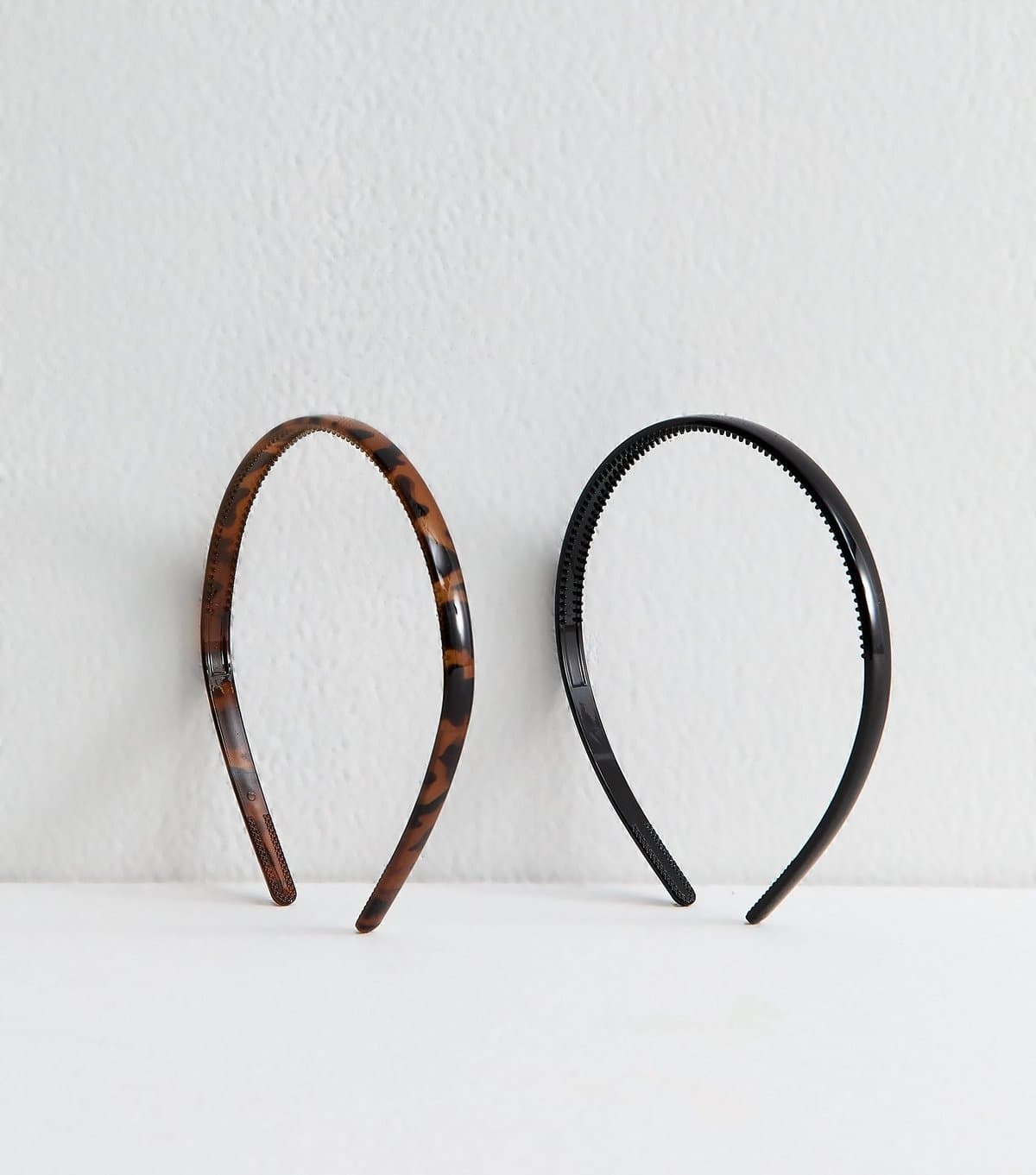 New Look Brown Pack Of 2 Tortoiseshell Effect Headbands New Look