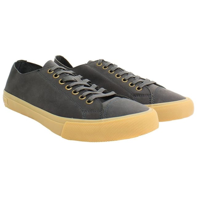 Seavees Seavees Men's Army Issue Low Lace-Up Black Smooth Leather Shoes - 2