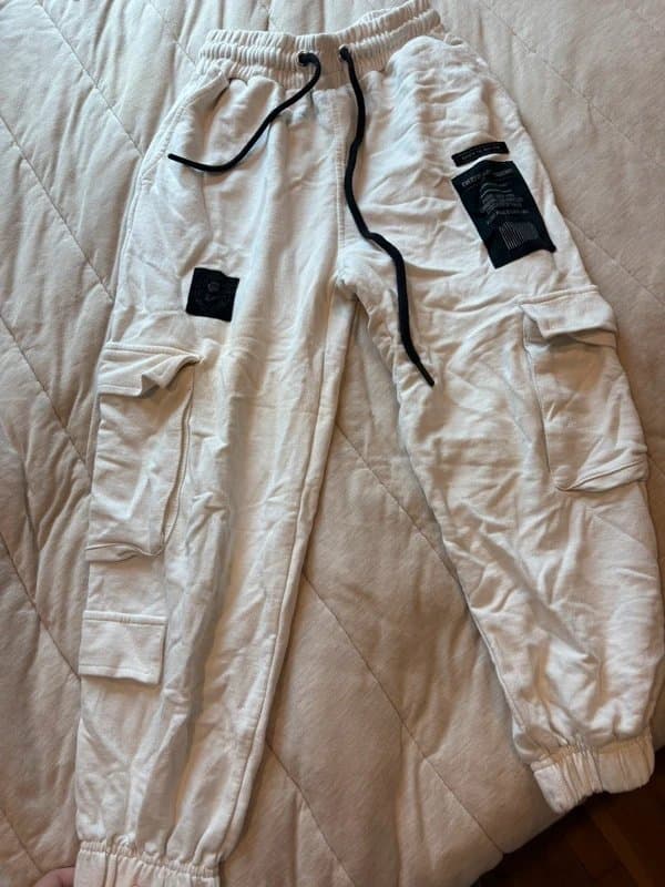 Bershka white sweats