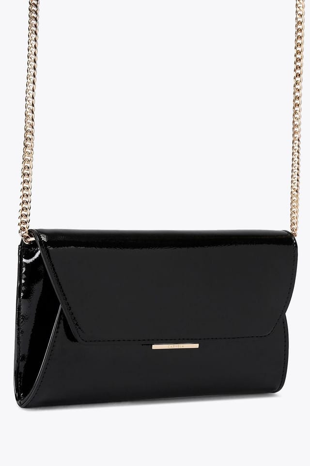 Carvela Carvela Women's 'Spirit Clutch' Patent Bag in Black - 2