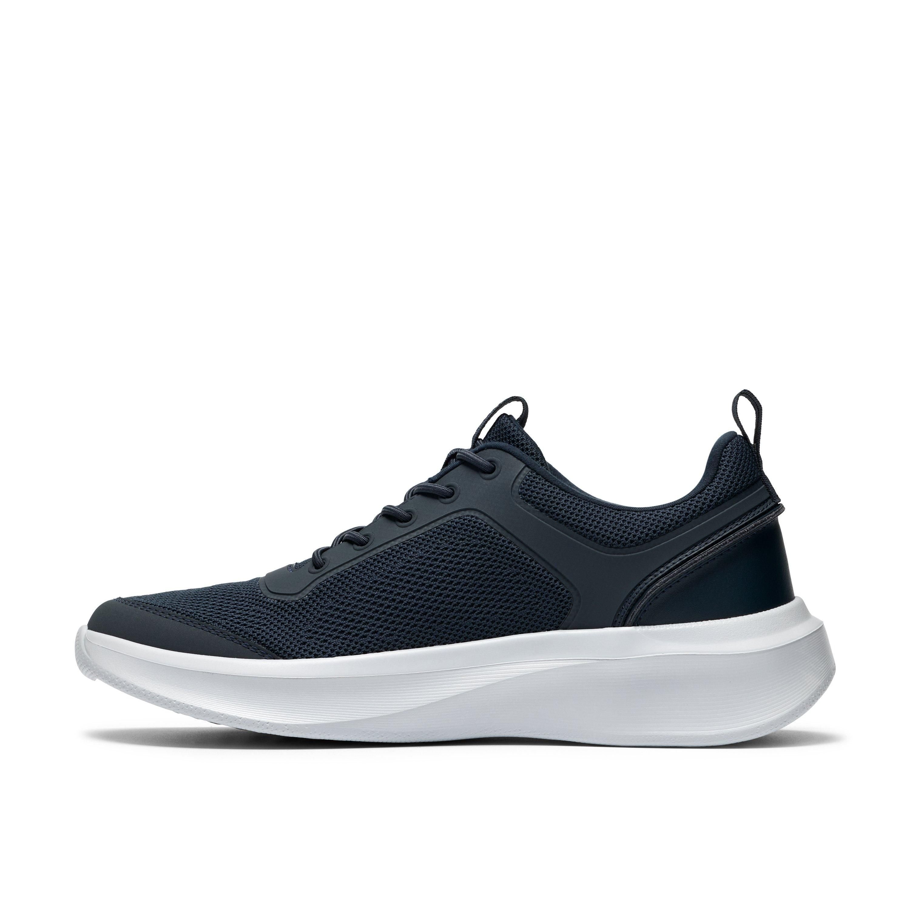 Clarks Clarks Men's Solevana Sport Navy Trainers, Lace Up in Blue - 2