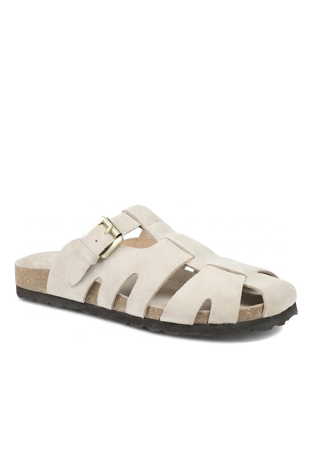 Jones Bootmaker Jones Bootmaker Off-White Leather Clog Mules