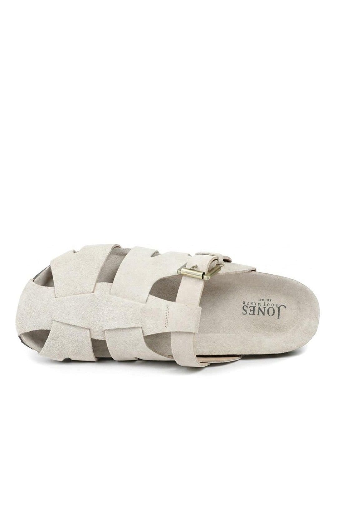 Jones Bootmaker Jones Bootmaker Women's Harper Rose Leather Clog Mules in Off-White - 4
