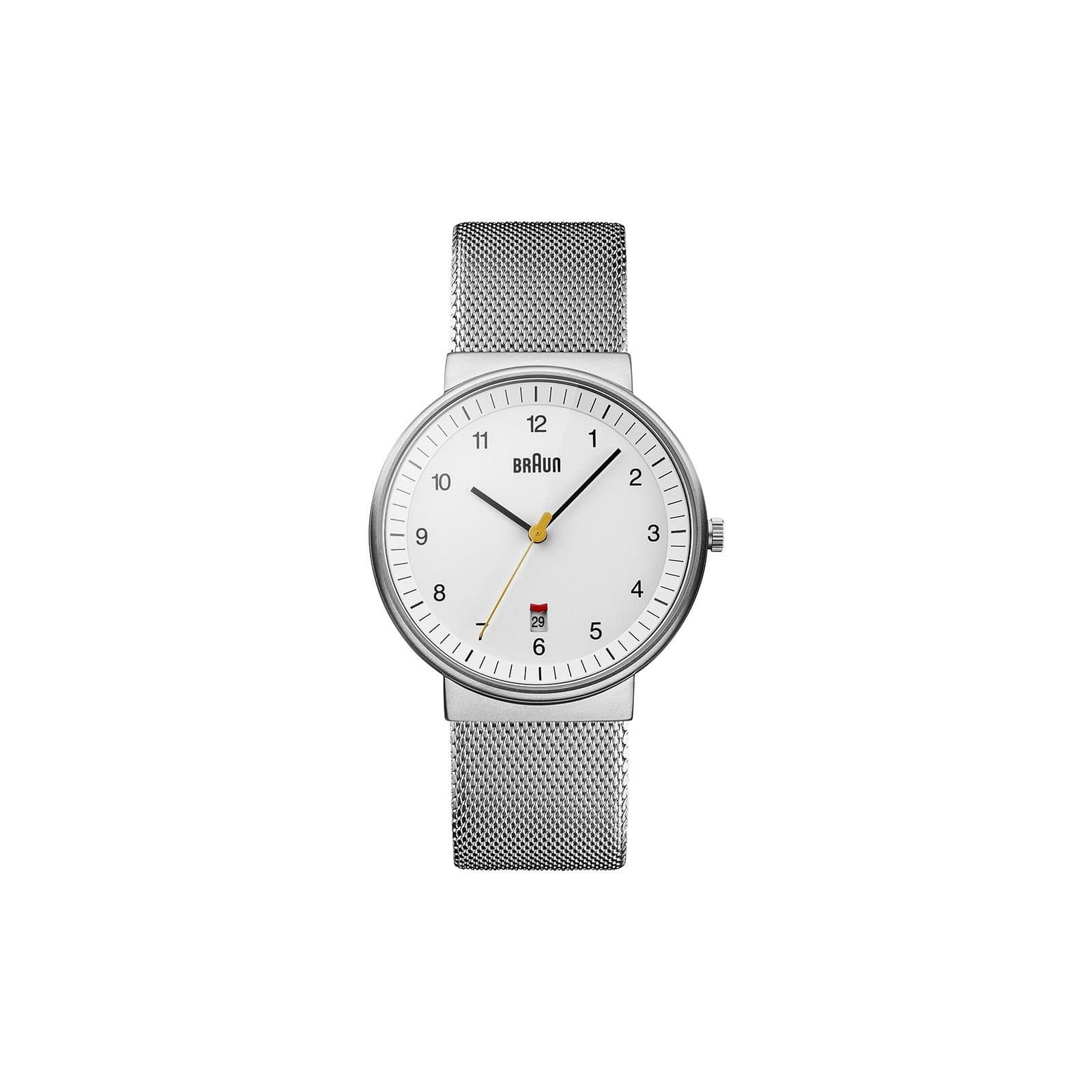Braun Braun Men's BN0032WHSLMHG Classic 40mm Quartz Watch in Silver