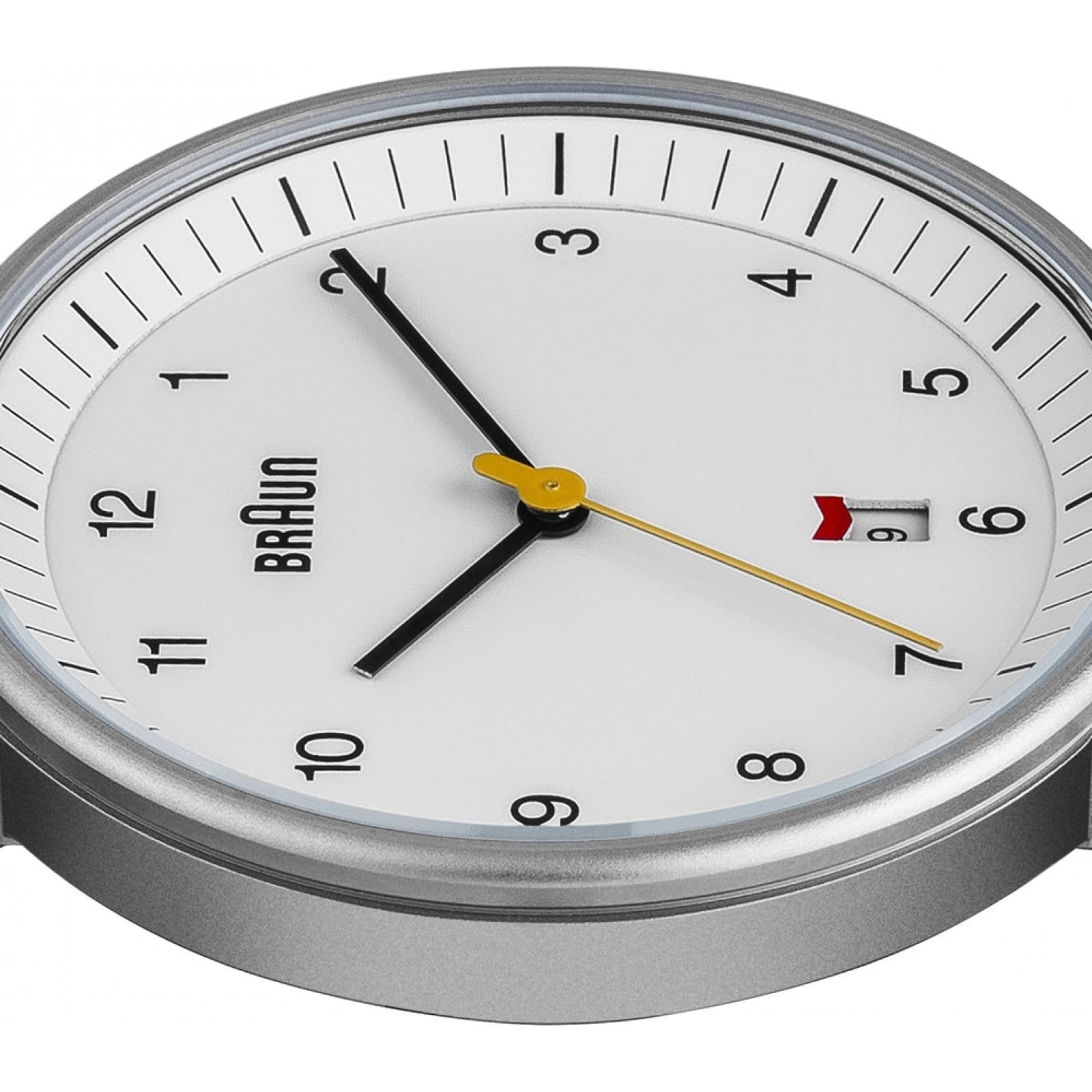 Braun Braun Men's BN0032WHSLMHG Classic 40mm Quartz Watch in Silver - 4