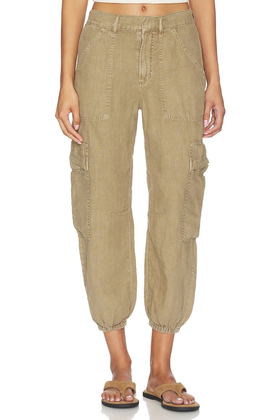 revolve Ciela Balloon Utility Linen Pants