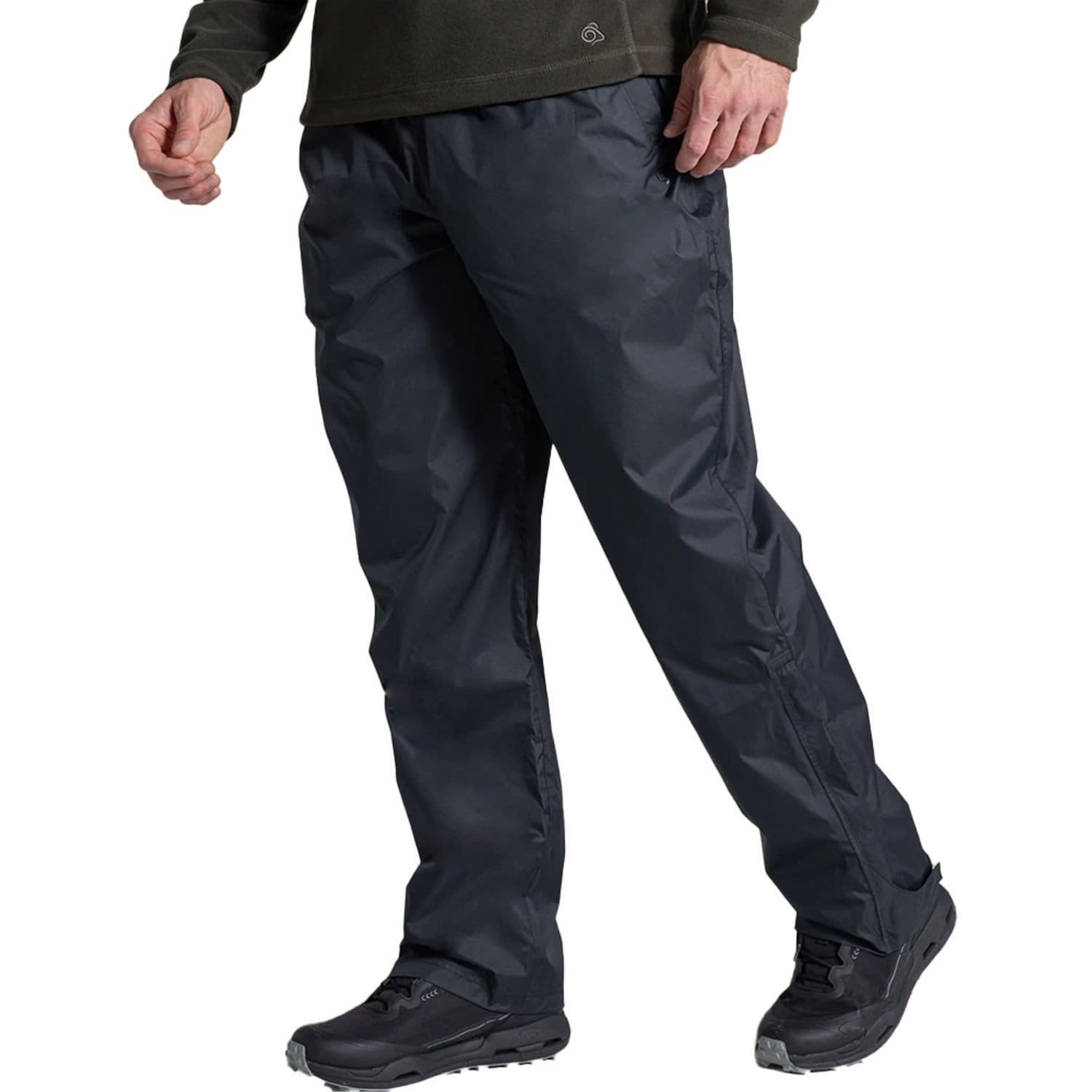 Craghoppers Men's Packable Over Trousers in Black