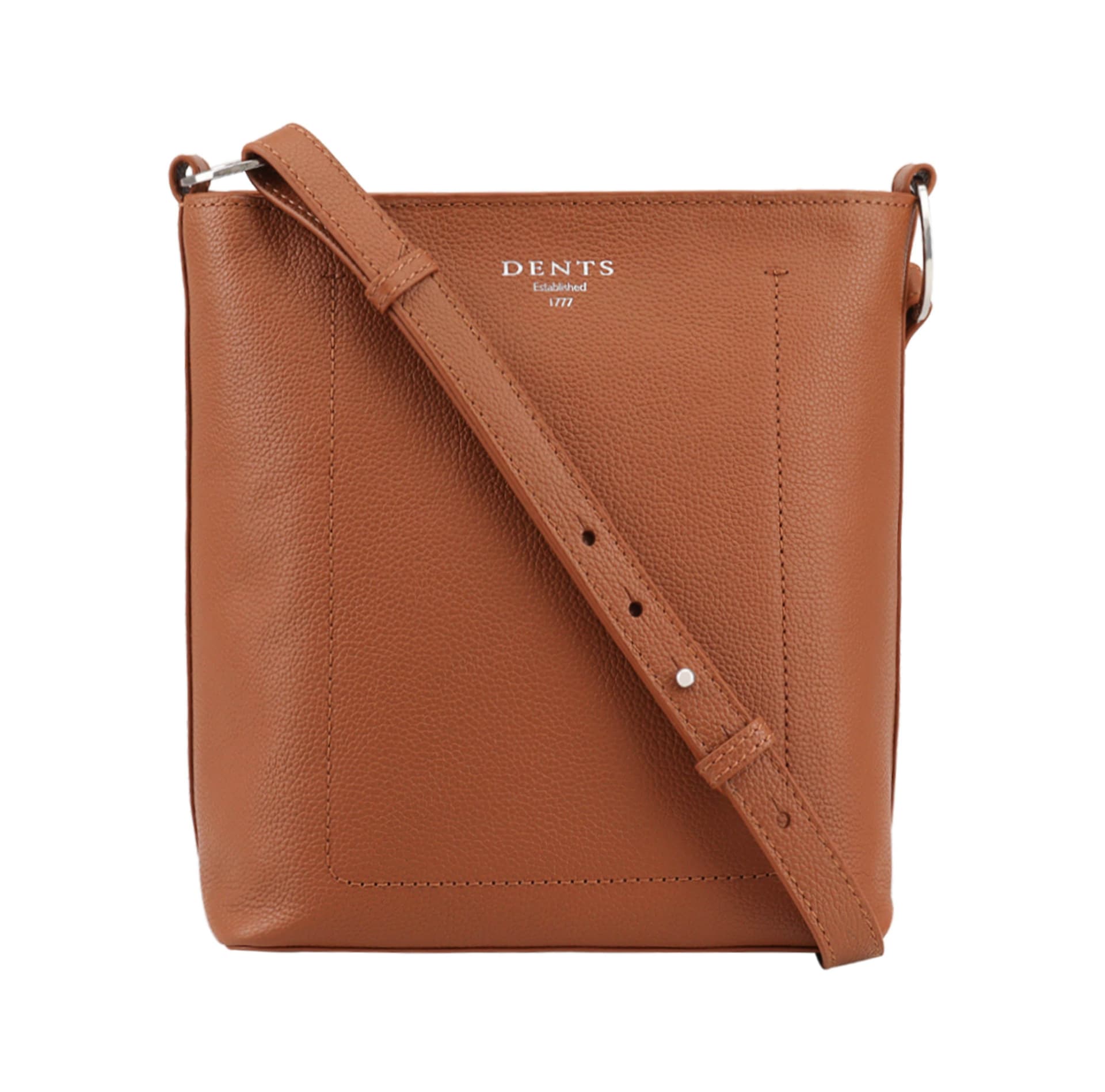 Dents Dents Women's Pembroke Leather Cross Body Bag in Brown