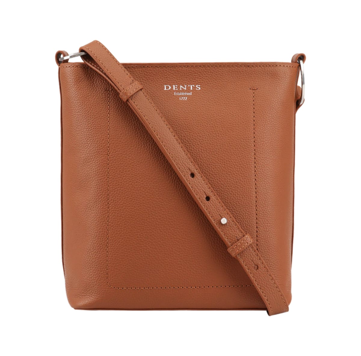 Dents Dents Women's Pembroke Leather Cross Body Bag in Brown - 1