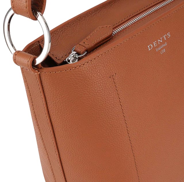 Dents Dents Women's Pembroke Leather Cross Body Bag in Brown - 3