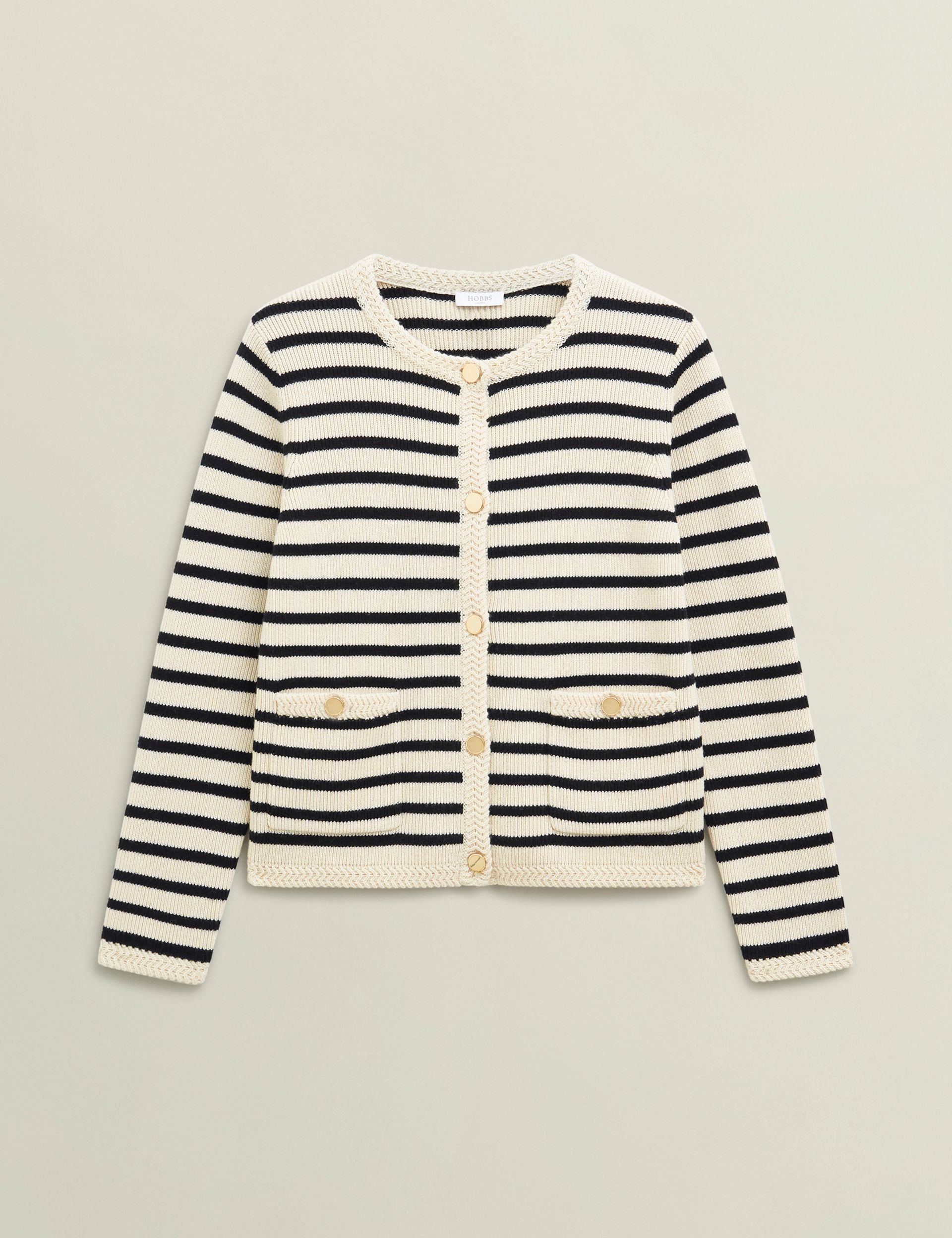 Hobbs London Hobbs London Women's Simona Knitted Jacket in Cream - 2