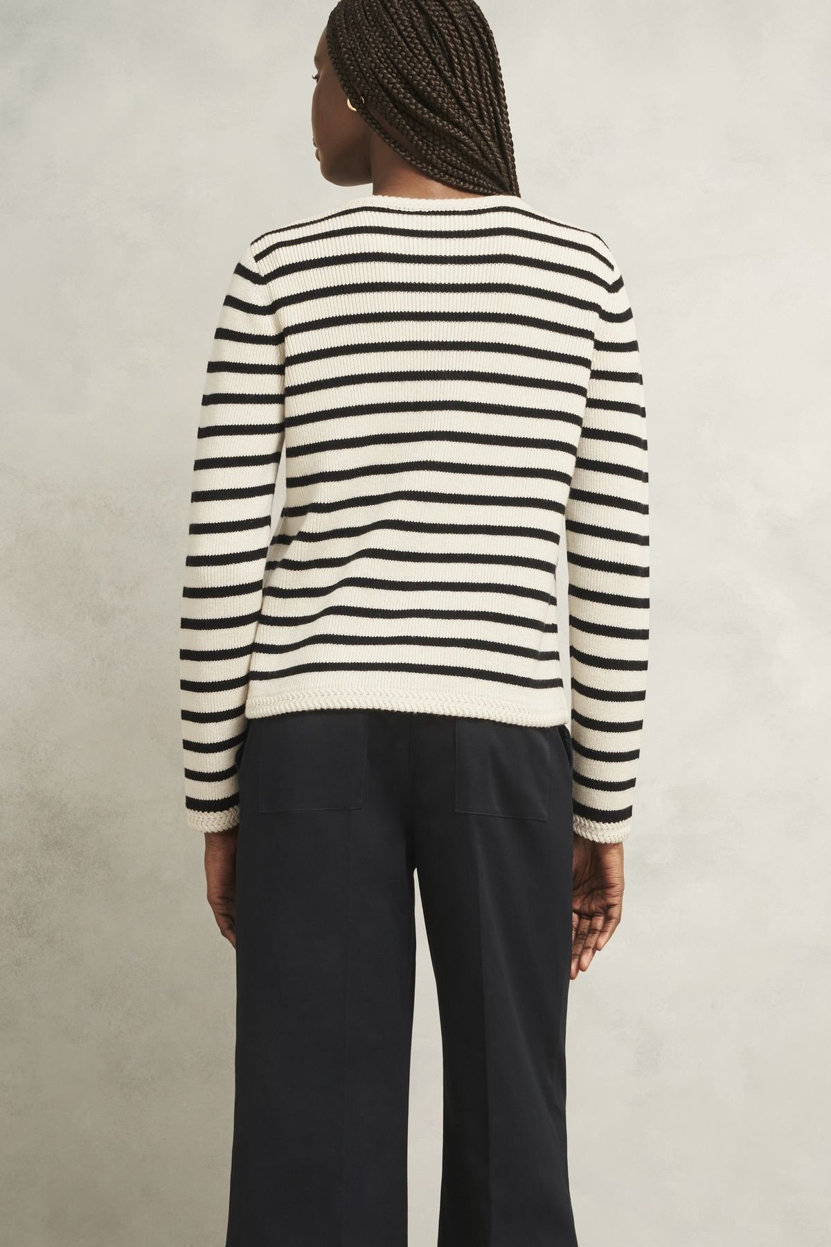 Hobbs London Hobbs London Women's Simona Knitted Jacket in Cream - 4