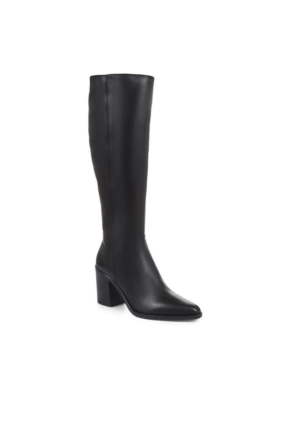 Jones Bootmaker Jones Bootmaker Women's Cagliari Small Calf Fit Knee High Boots in Black