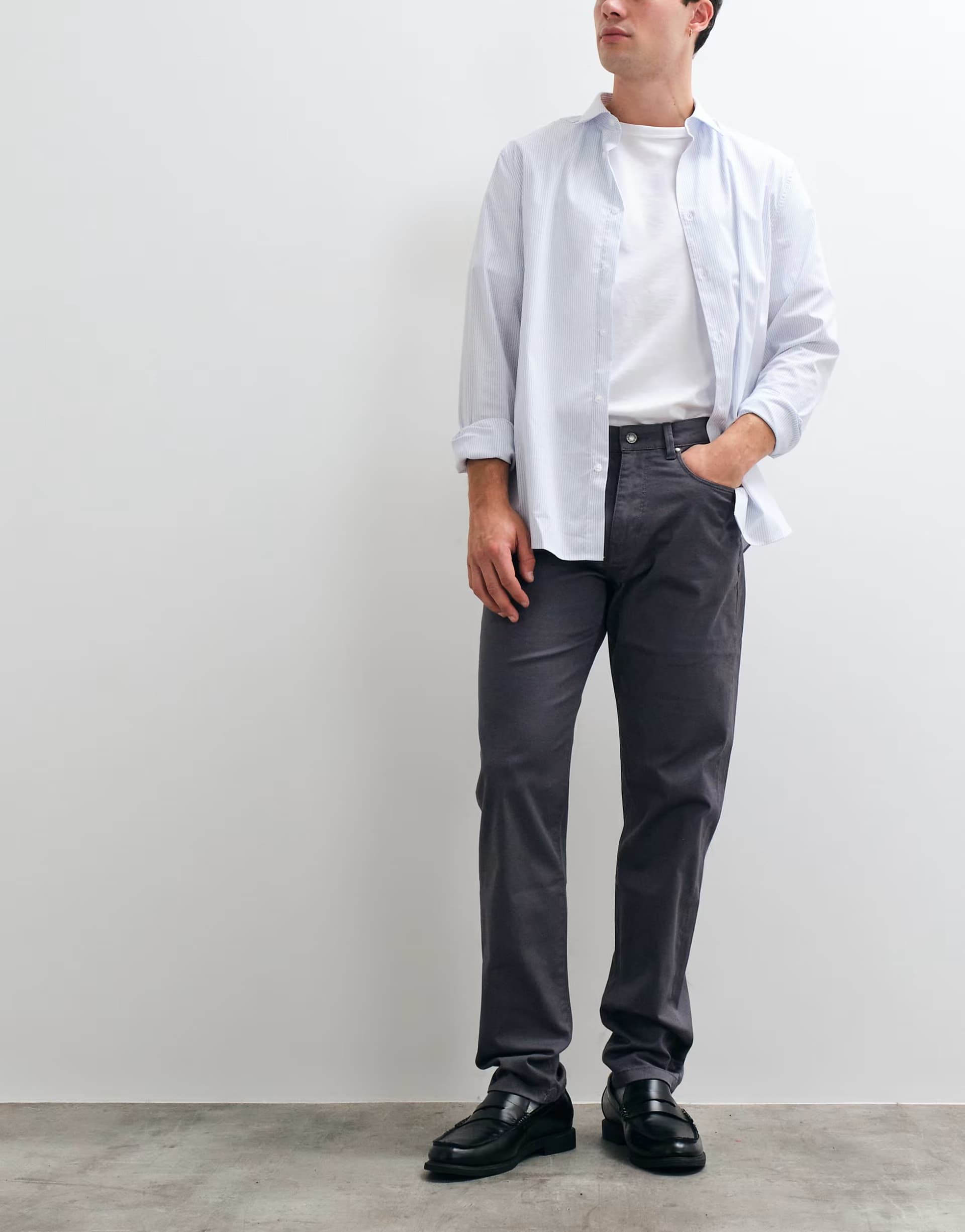 ASOS Mango chino in grey