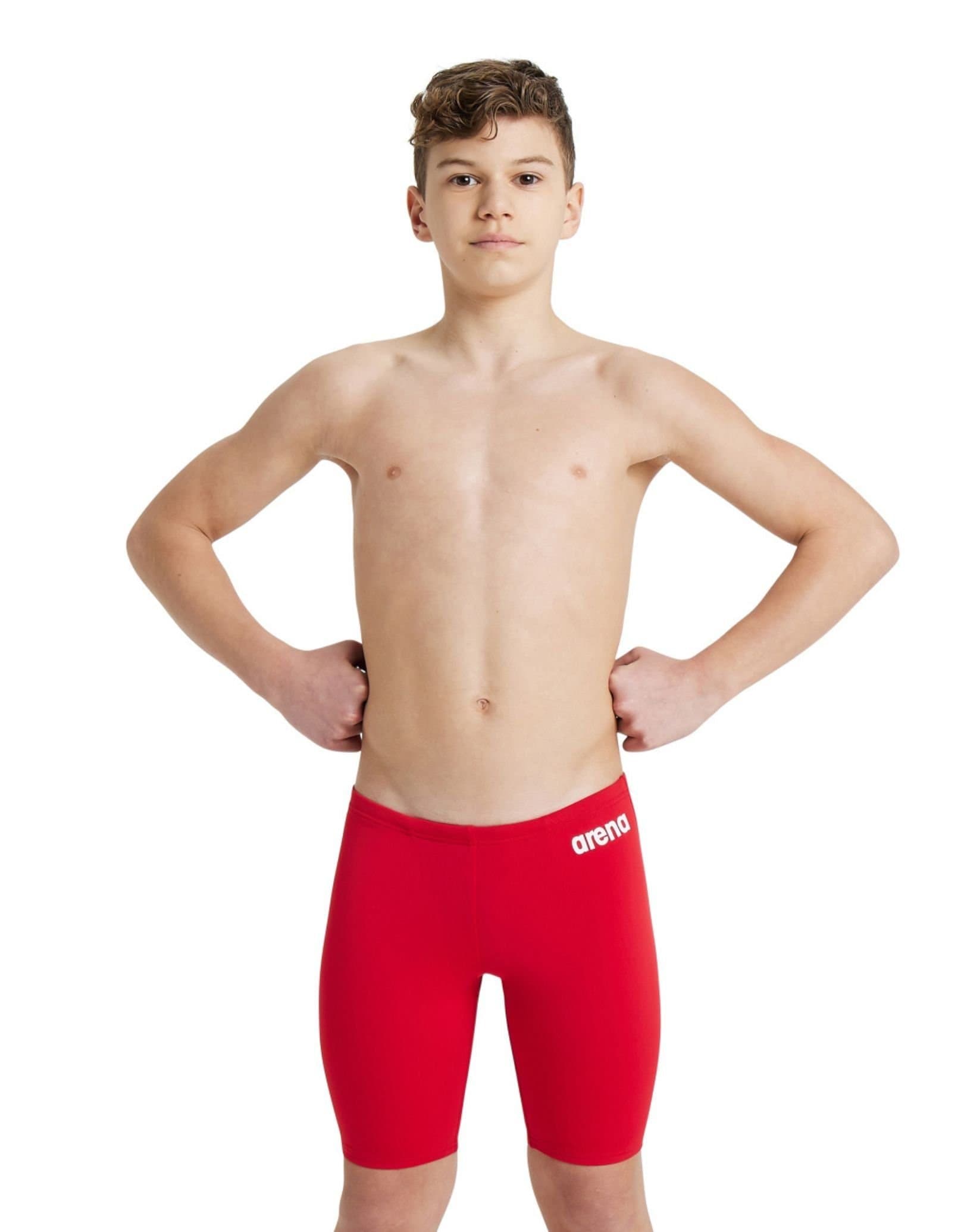 Arena Arena Red-White Men's Solid Swim Jammer