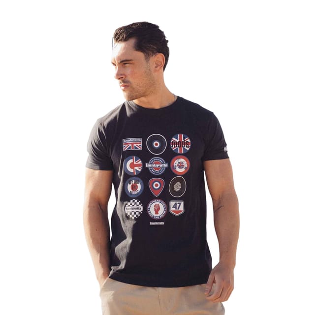 Lambretta Lambretta Men's SS25 Badge T-Shirt in Navy - 3