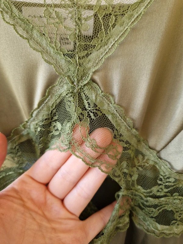 Never Fully Dressed Never fully dressed khaki lace Mimi dress size 12 petite - 1