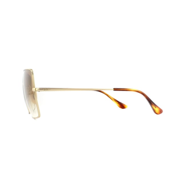 Ray-Ban Ray-Ban Women's Square Gold Light Brown Gradient Square RB1971 Sunglasses - 3