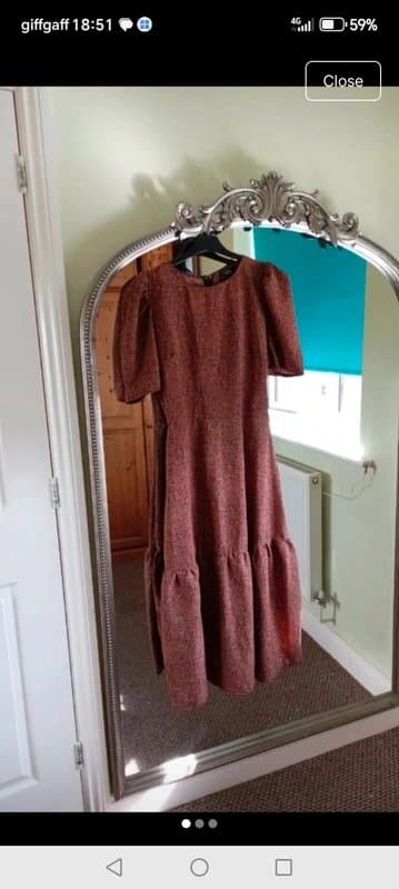 AX Paris Ladies size AX Paris 12 animal leopard print long dress