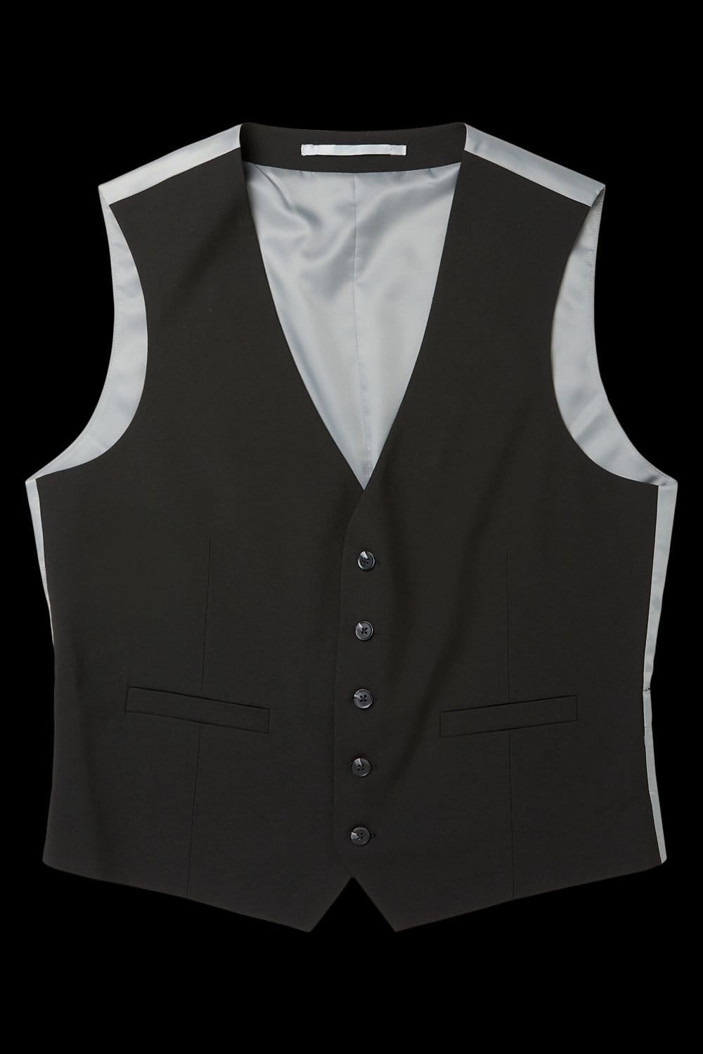 Burton Burton Men's Black Essential Waistcoat - 4