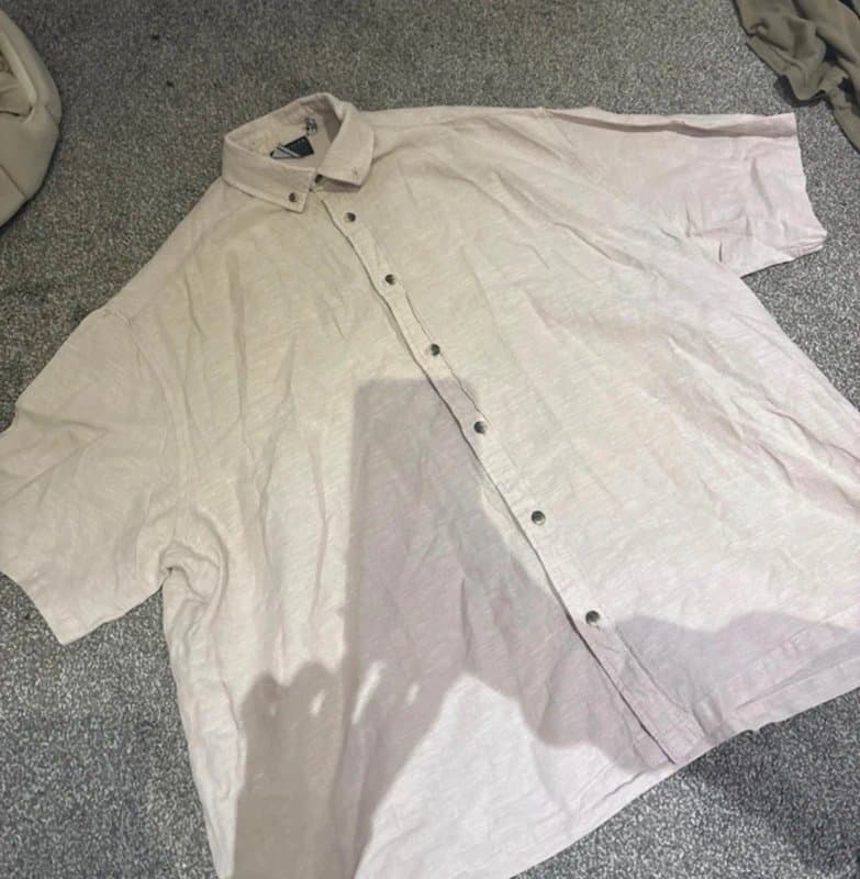 ASOS ASOS box fit linen shirt