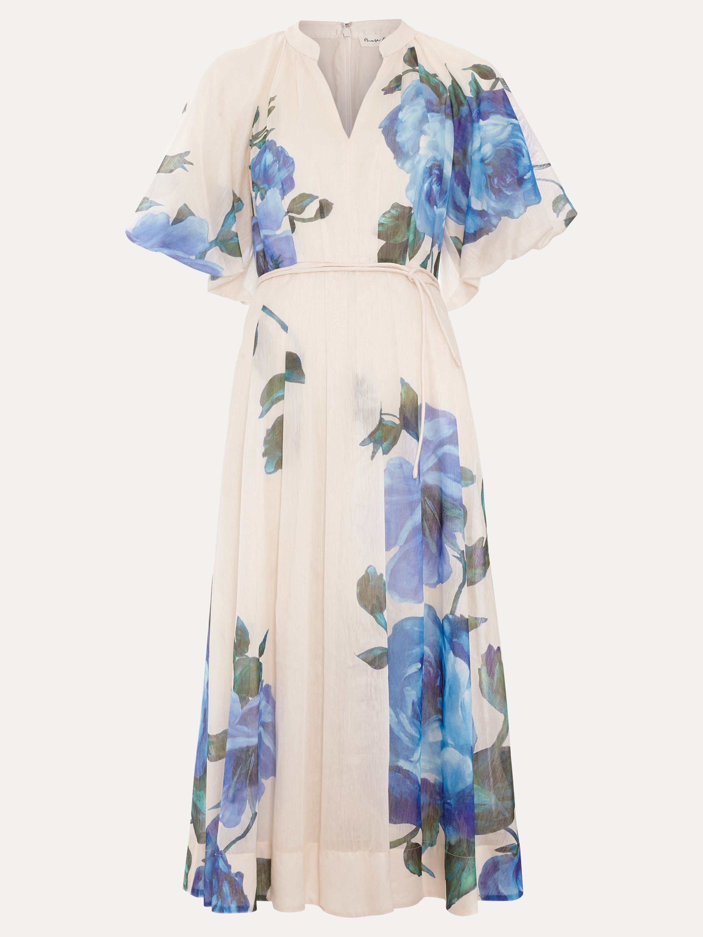 Phase Eight Phase Eight Women's Adeline Floral Midi Dress in Cream - 2