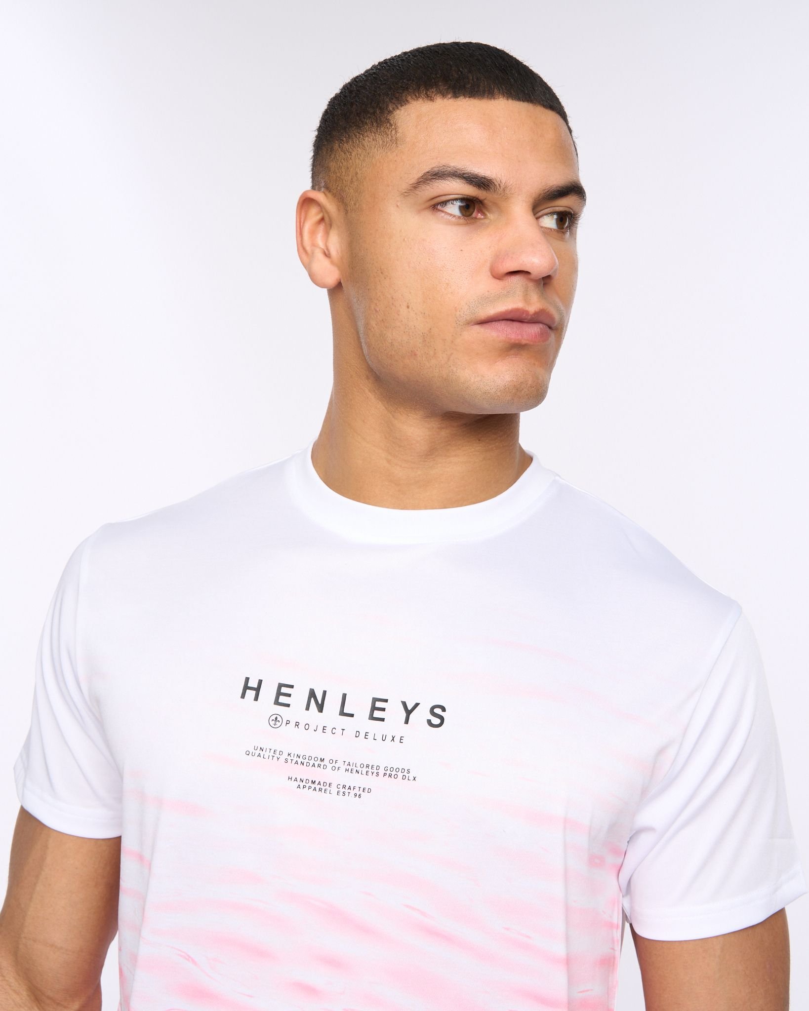 Henleys Henleys Men's Henpool T-Shirt in Coral - 3