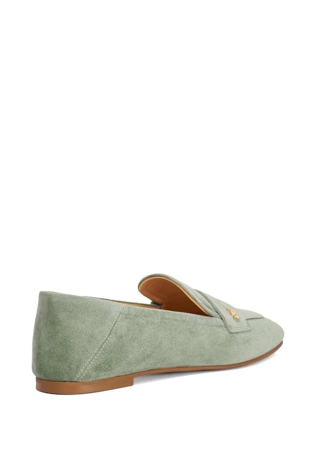 Dune London Dune London Women's 'Glances' Suede Loafers in Green - 3