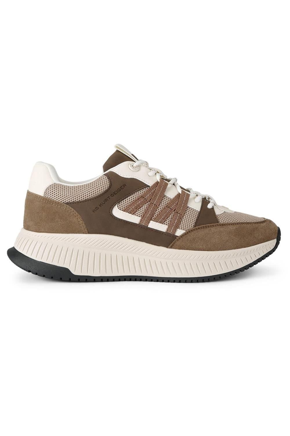 KG Kurt Geiger KG Kurt Geiger Men's 'Jasper Webbing' Trainers in Brown