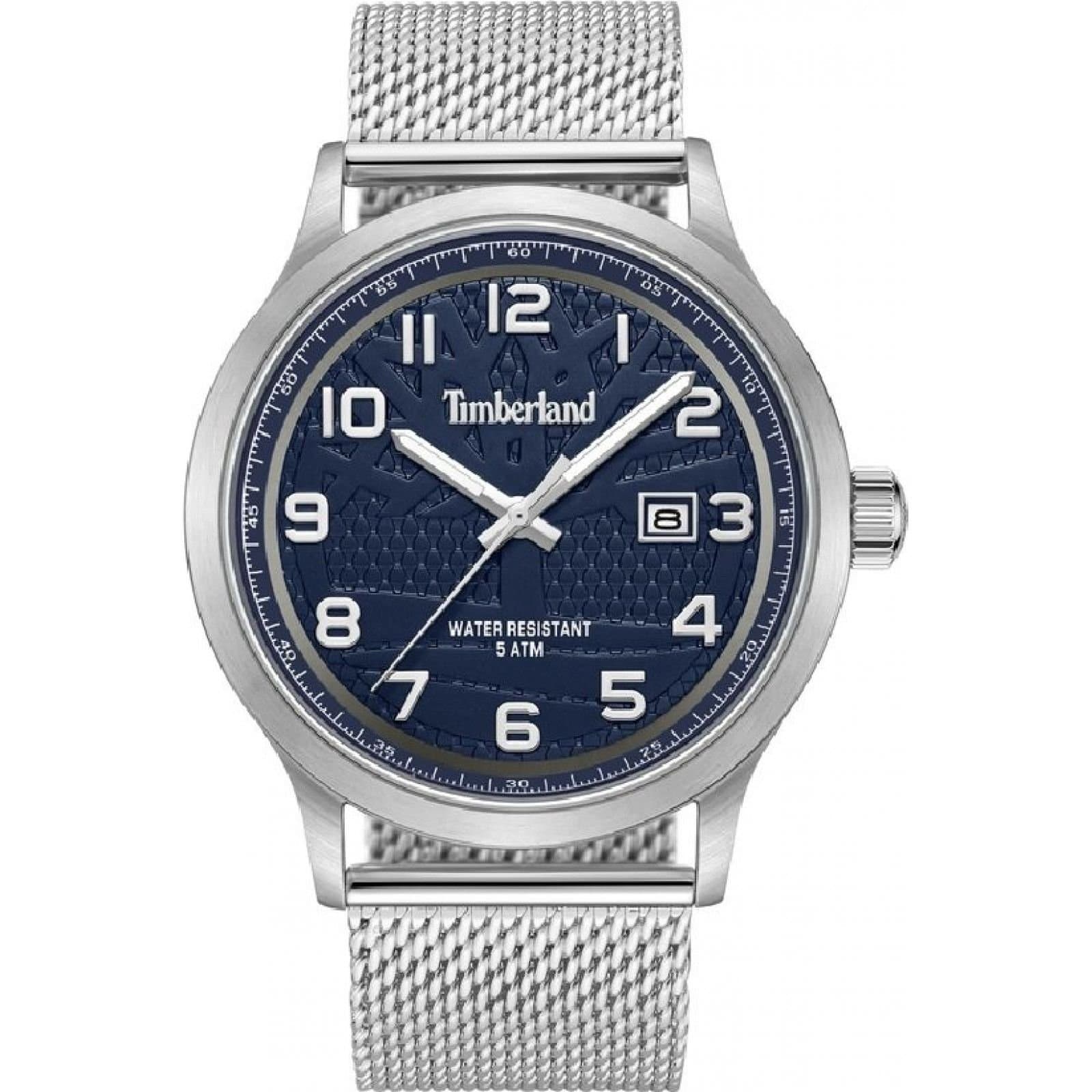 Timberland Timberland Men's TDWGH0028801 Trumbull 45mm Quartz Watch in Silver