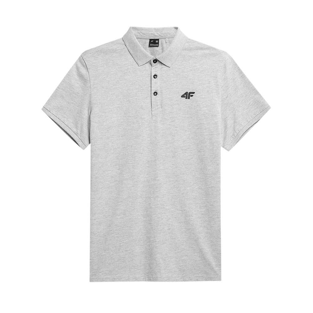 4F 4F Men's H4L22 TSM355 Polo Shirt in Grey