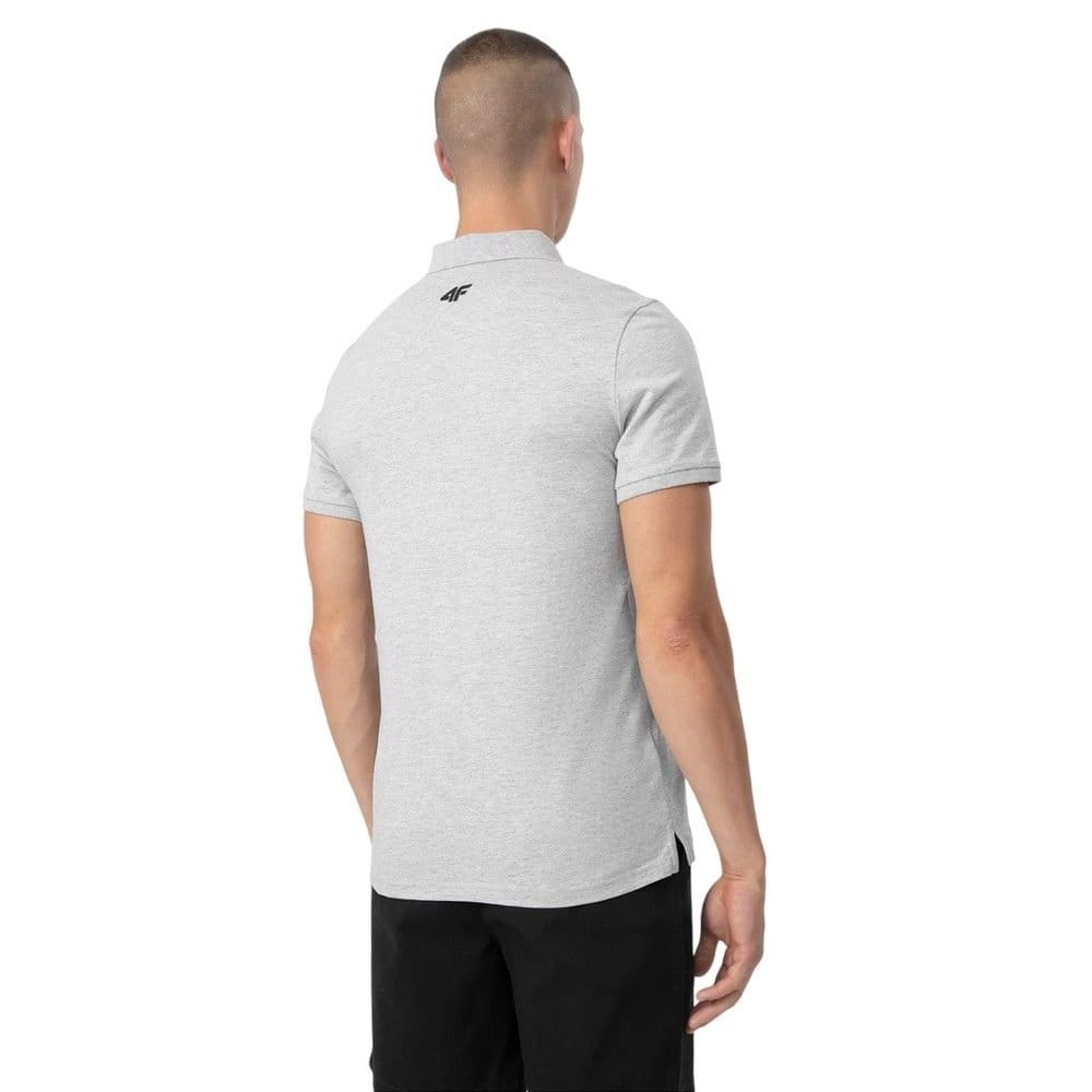 4F 4F Men's H4L22 TSM355 Polo Shirt in Grey - 4