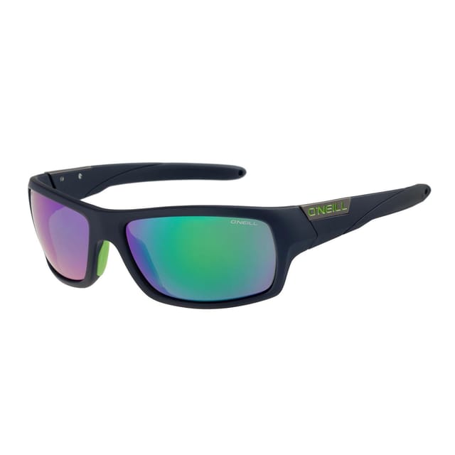 ONeill O'Neill Men's Wrap Matte Navy Green Mirror Polarized ONS Barrel 2.0 in Blue - 2