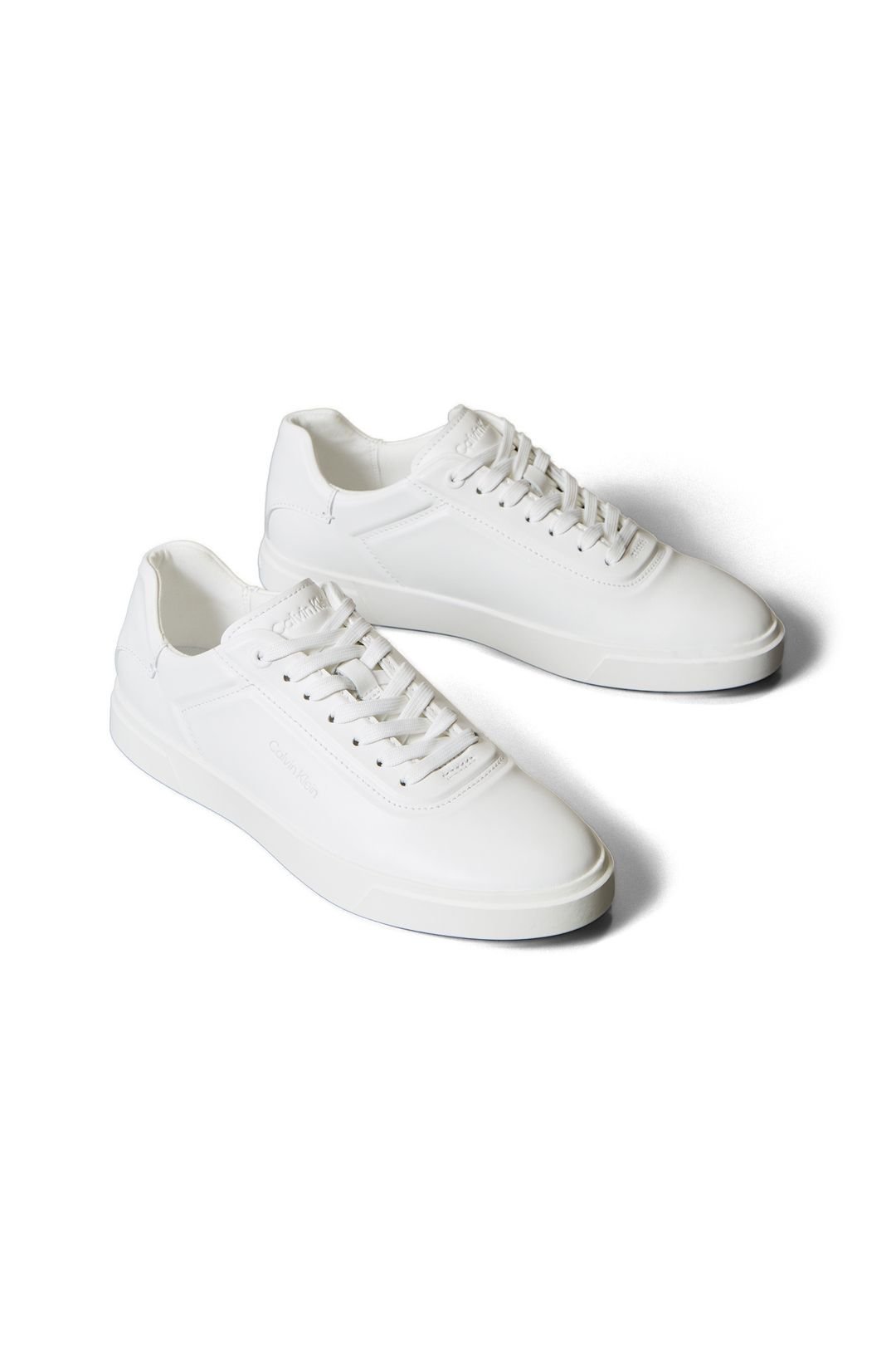 Calvin Klein Calvin Klein Women's Low Pro Cups Laceup Oxf Hf Lth Triple Bright White - 3