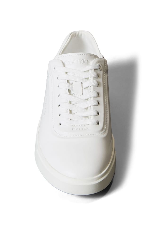 Calvin Klein Calvin Klein Women's Low Pro Cups Laceup Oxf Hf Lth Triple Bright White - 3