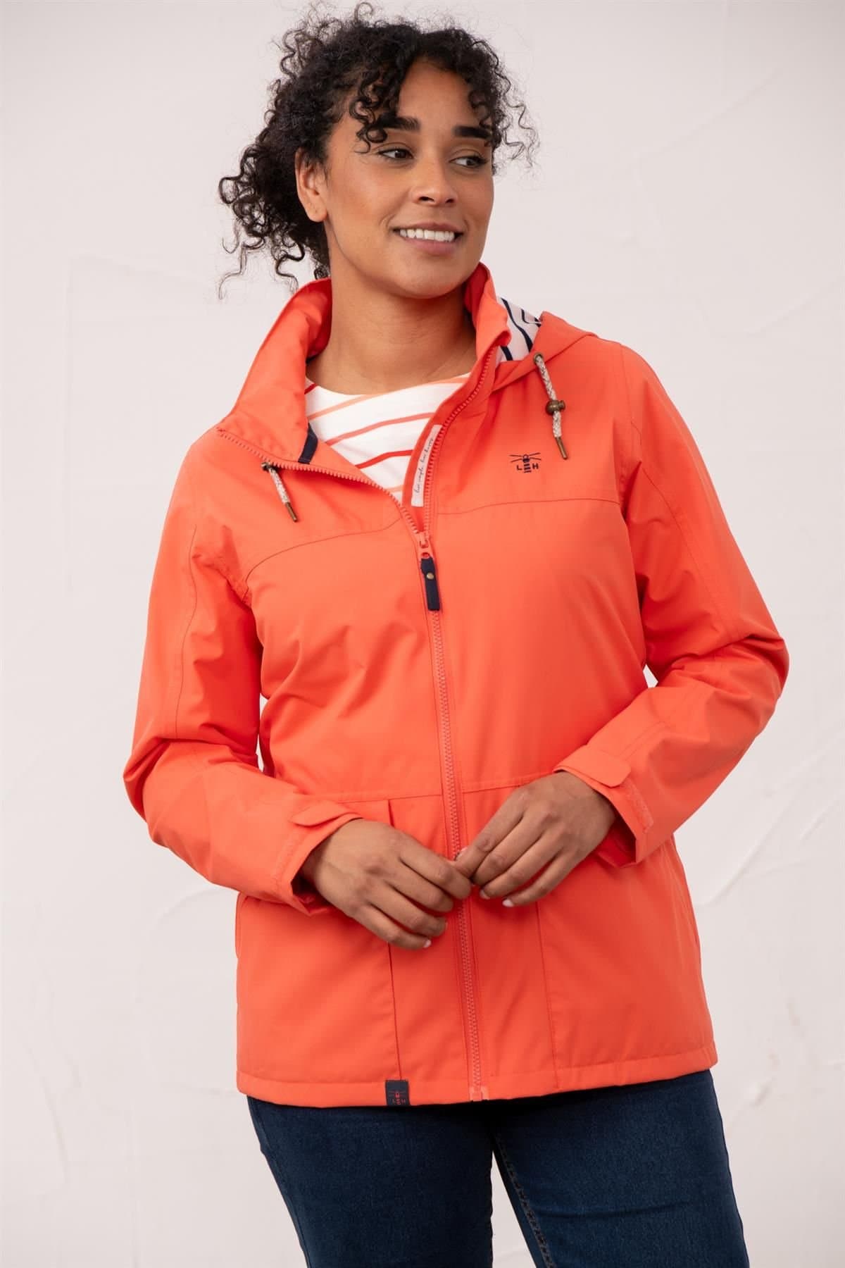 Lighthouse Clothing Lighthouse Clothing Women's Beachcomber Waterproof Jacket Spring Sumer Outdoor Coat in Coral
