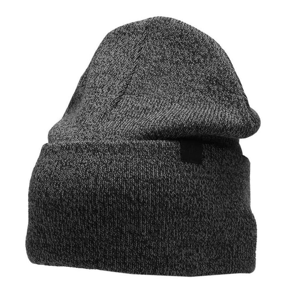 4F 4F Men's H4Z22 Turned Up Cuff Beanie in Grey