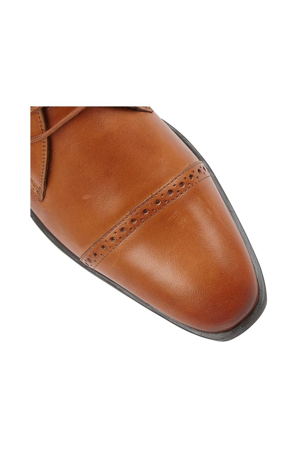 Lotus Lotus Men's 'Norris' Leather Lace-Up Boots in Tan - 4