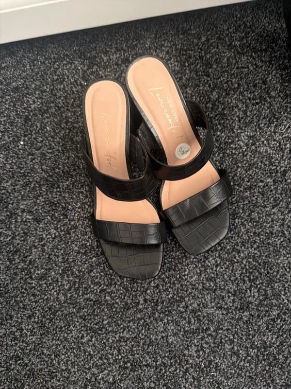 New Look Black mules size 5 brand new