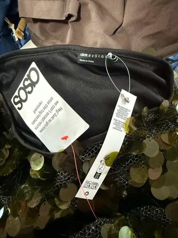 ASOS ASOS large sequin top